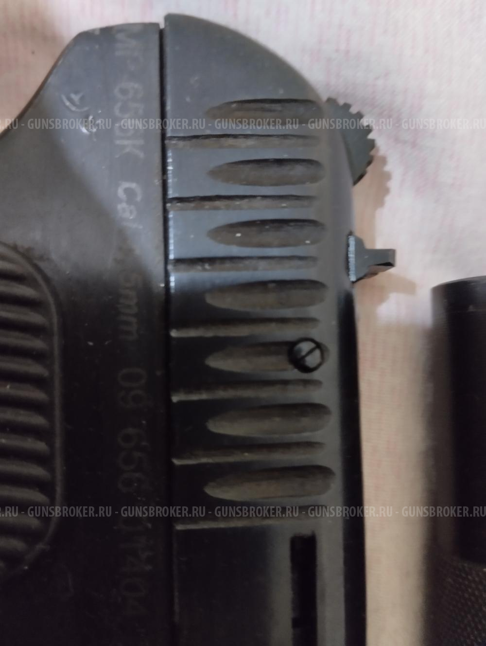 Продам пистолет пневматический газобаллонный 4.5 мм МР-656К Baikal во Владивостоке