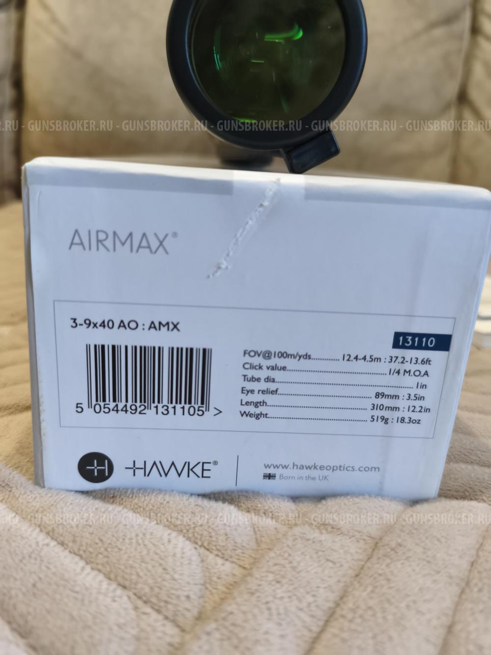 Продам прицел  Хавк аирмакс 3*9*40 АХ