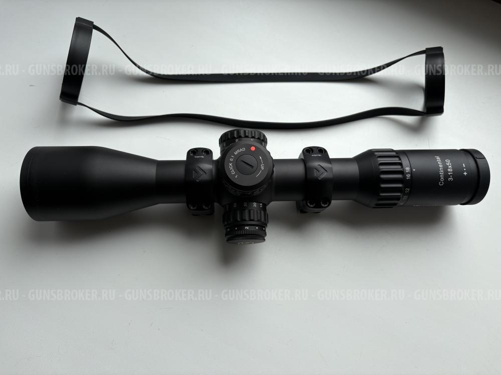 Продам прицел Vector Optics Continental 3-18 x 50FFP, 34 мм