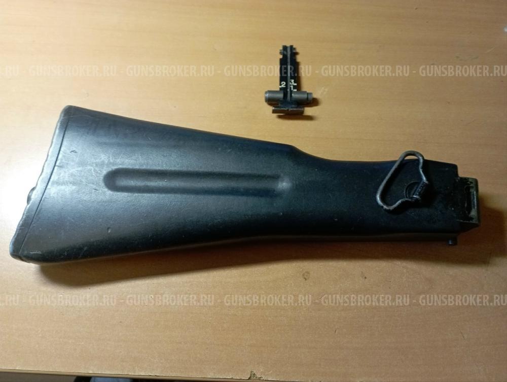 ПРОДАМ Приклад АК74м. Оригинал, черный, диаметр посадочного 5.5мм