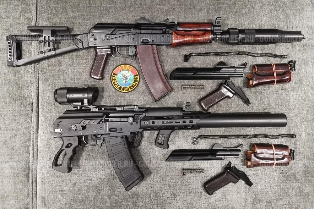 Продам Сайга-АКСУ исп.60, к. 5,45х39, кастом - большой тактический комплект.