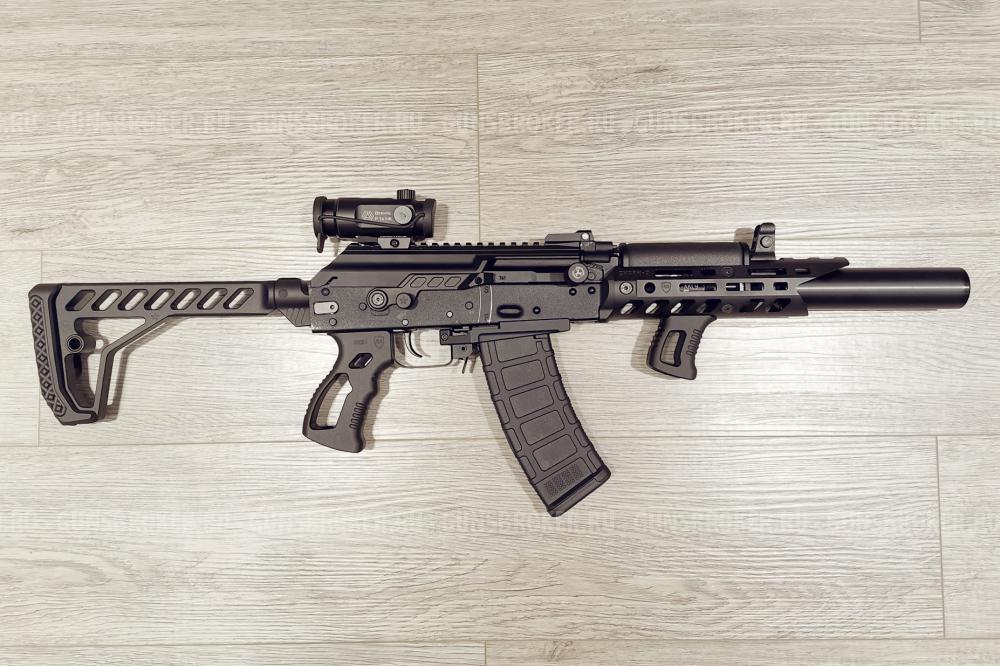 Продам Сайга-АКСУ исп.60, к. 5,45х39, кастом большой комплект.