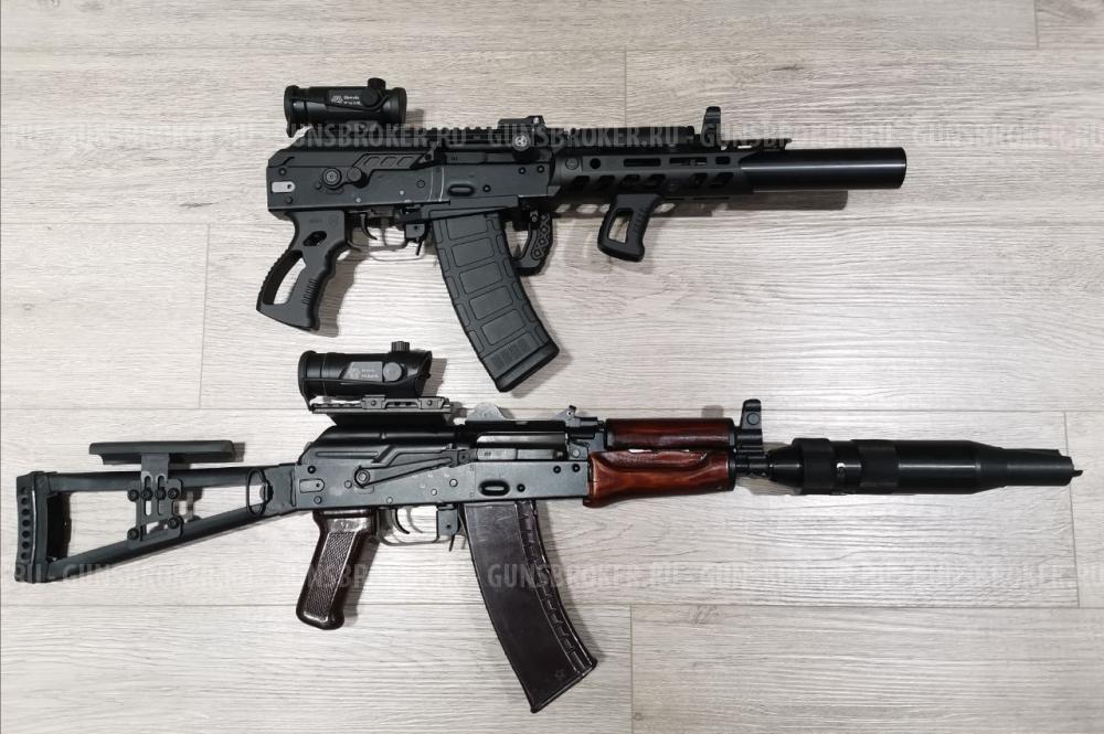 Продам Сайга-АКСУ исп.60, к. 5,45х39, кастом большой комплект.