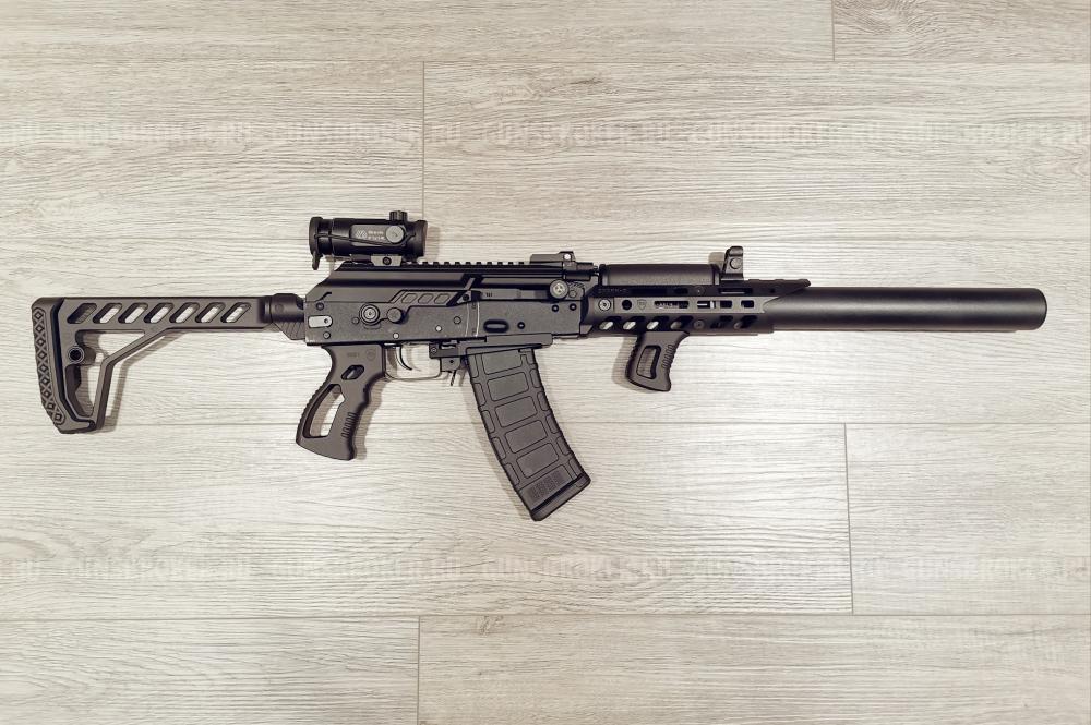 Продам Сайга-АКСУ исп.60, к. 5,45х39, кастом большой комплект.