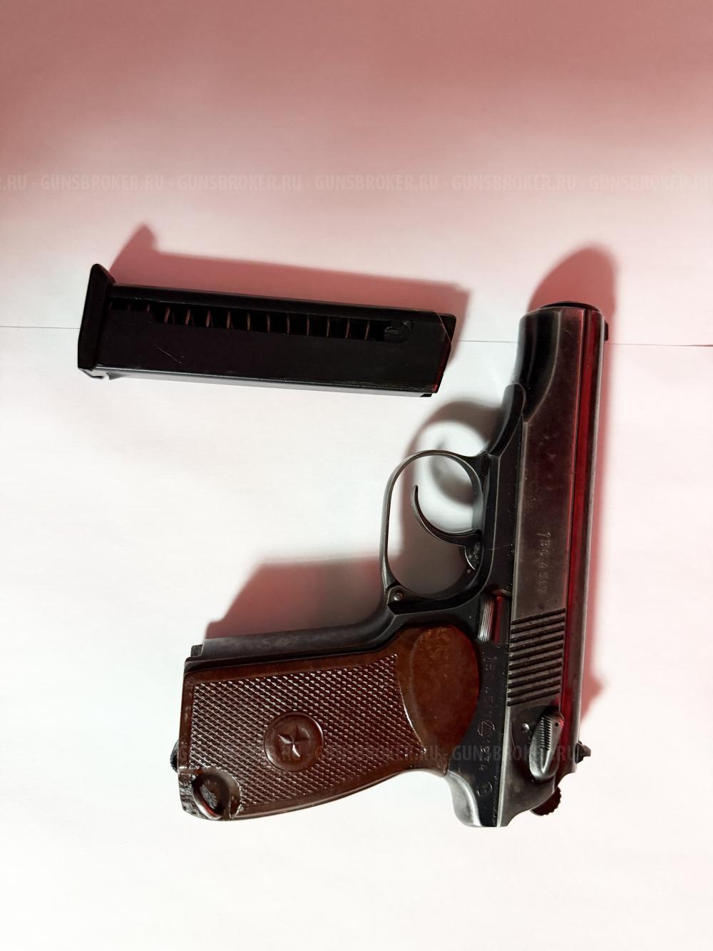 Продам травматический пистолет Макарова ПМ-Т, ПМТ, 1954г. ЯНАО цена 160000 г. Ноябрьск