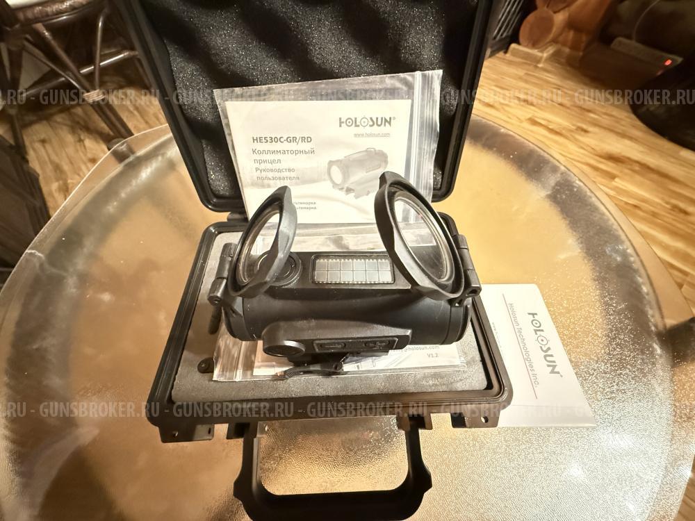 Продаю коллиматорный прицел HOLOSUN HE530C-RD ,Magnifier HOLOSUN XM3X