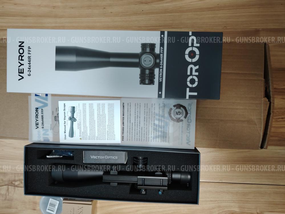 Продаю оптический прицел Vector Optics VEIRON 6-24x44IR FFP 