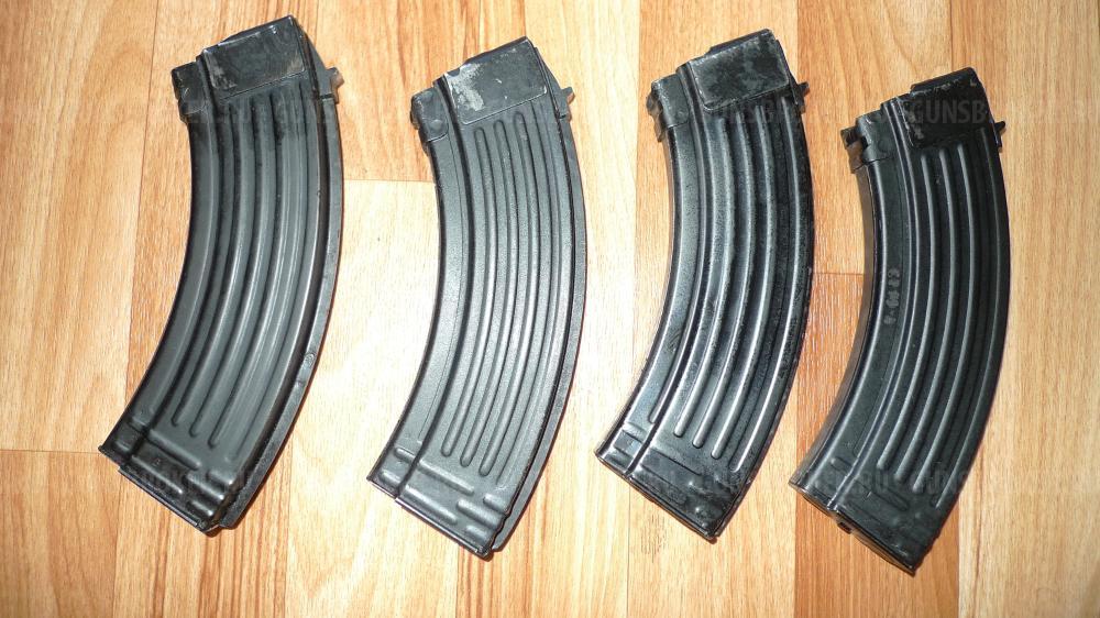 Продаются 4 магазина 7.62х39 ребро + Чехол полевой