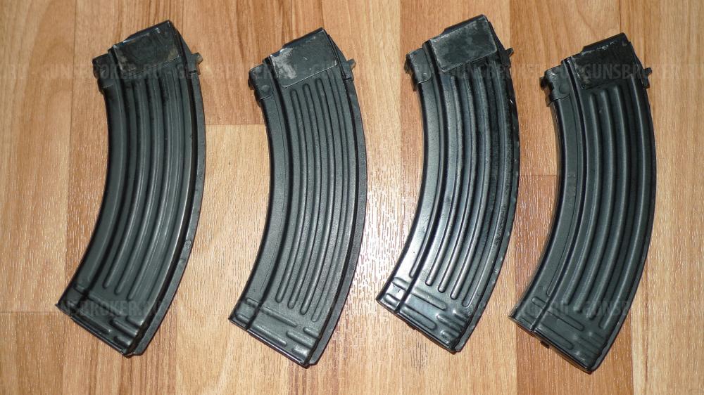 Продаются 4 магазина 7.62х39 ребро + Чехол полевой
