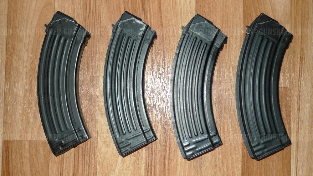 Продаются 4 магазина 7.62х39 ребро + Чехол полевой