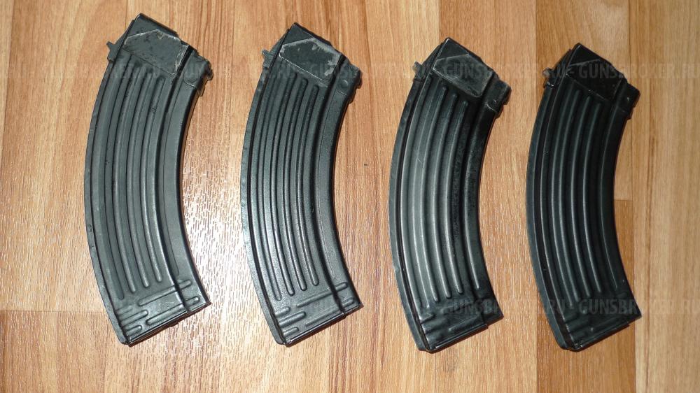 Продаются 4 магазина 7.62х39 ребро + Чехол полевой