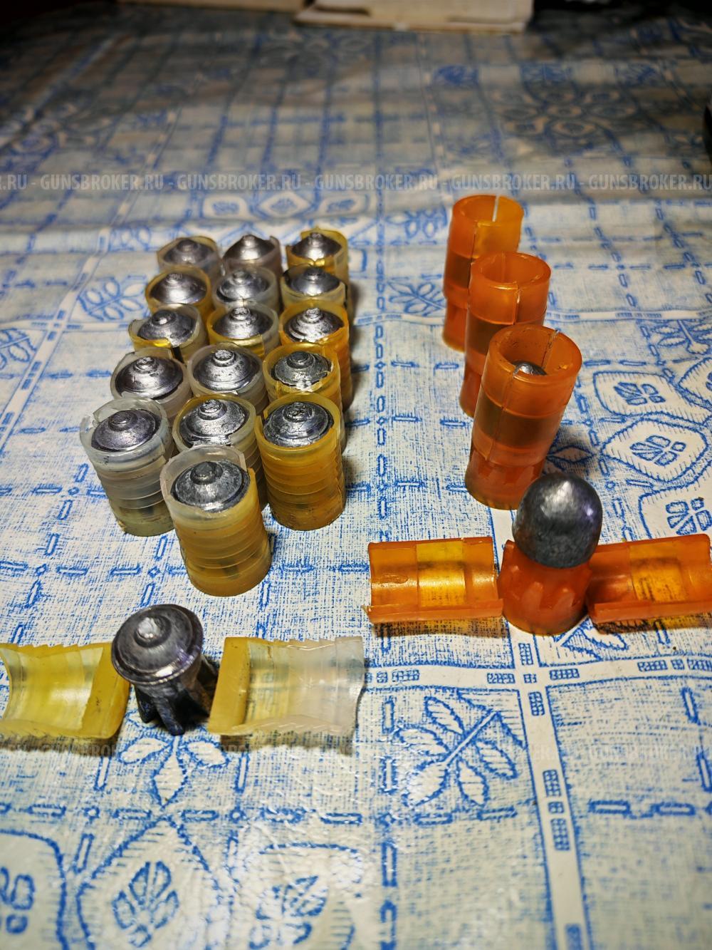 Пули 12 калл. в пыж-контейнере