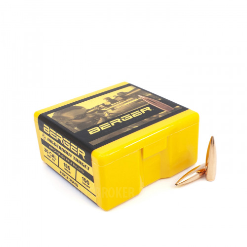 Пули .308 Berger Juggernaut Target 185 gr / BC G7 0.284