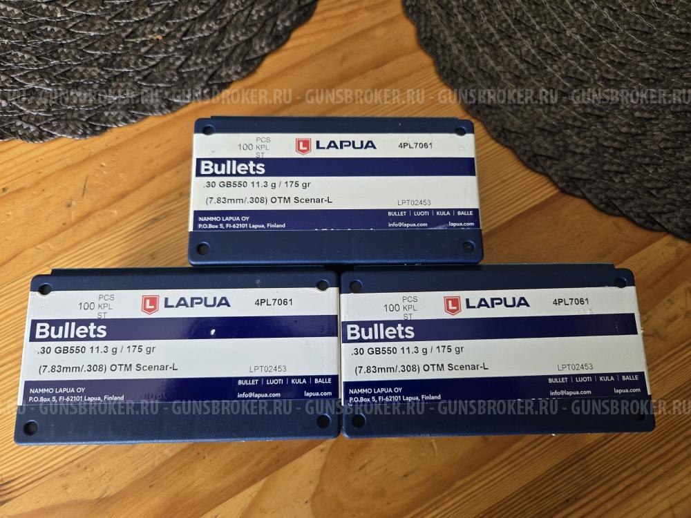 Пули Lapua OTM Scenar L 175
