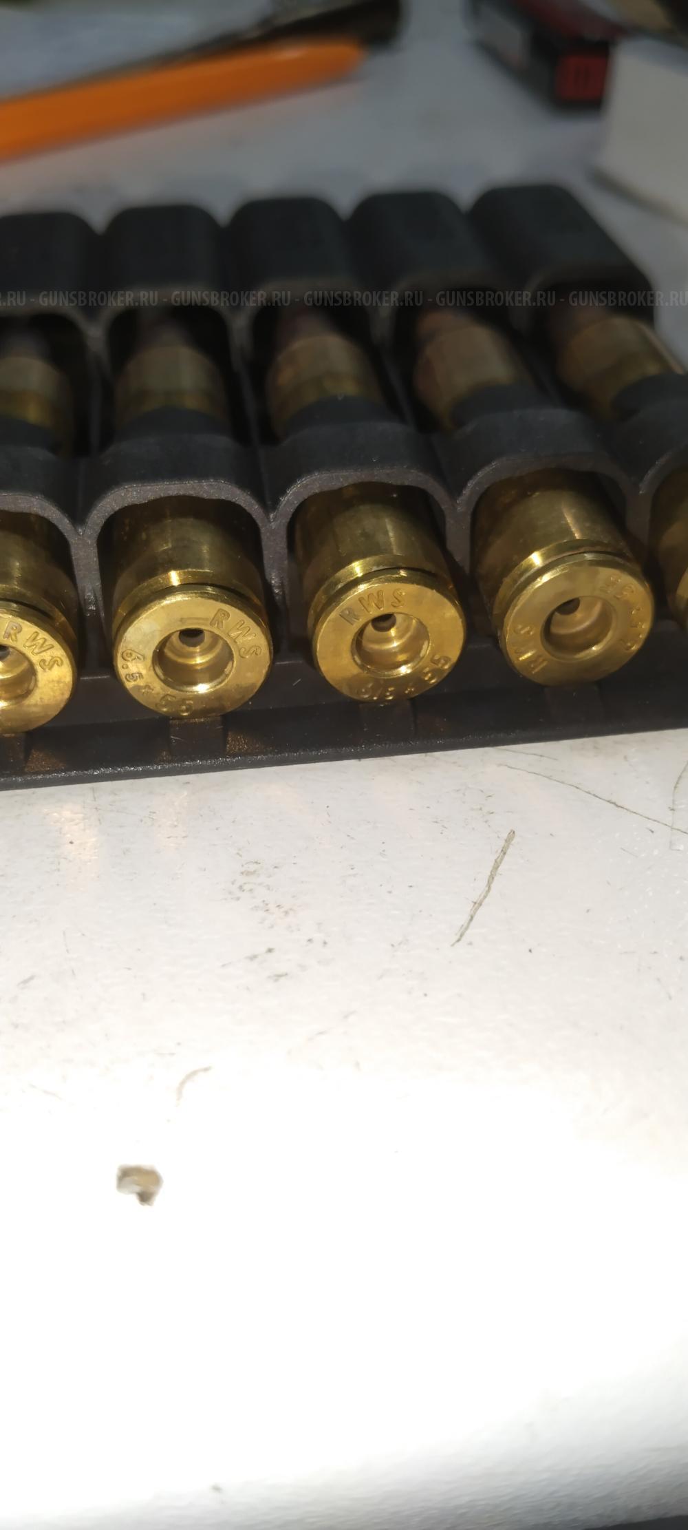 гильзы 6.5х55 новые
