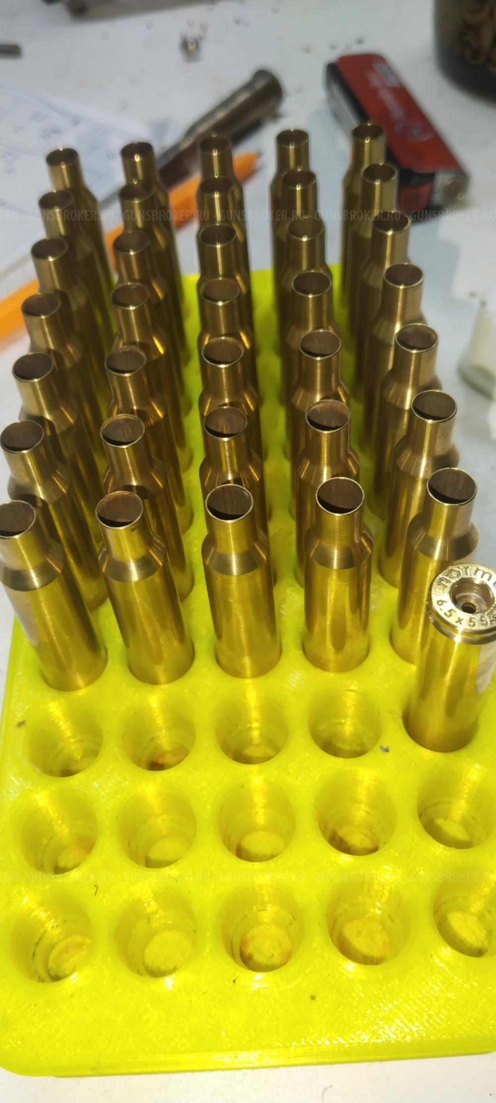 гильзы 6.5х55 новые
