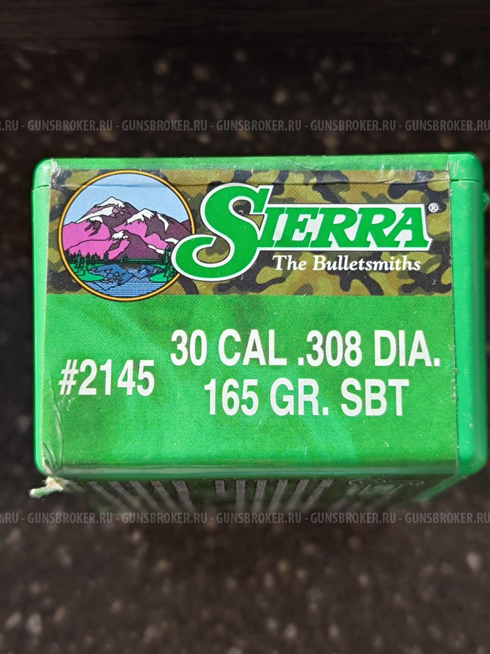 Пули Sierra Game King 165гр 0.308 Сьерра Гейм Кинг 