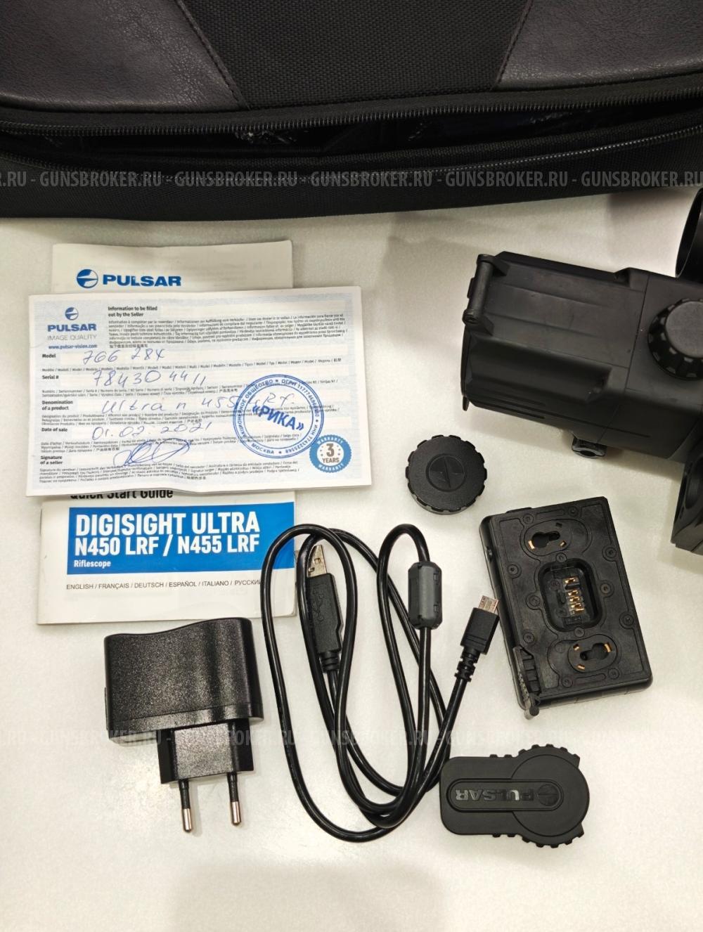 Pulsar digisight ultra n455 lrf с дальномером, прицел ночного видения 