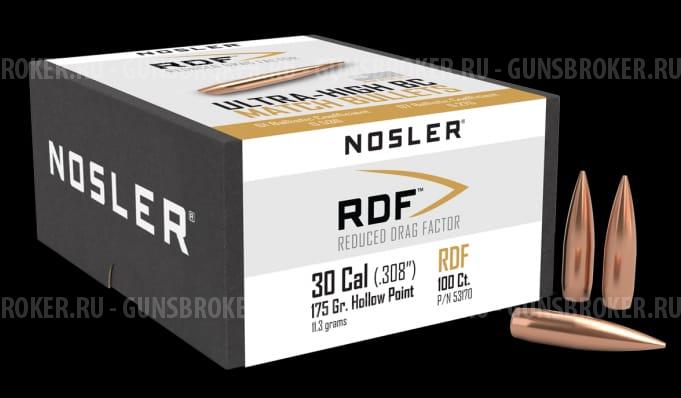 Пули 30 cal. ( 308 )Nosler HPBT RDF 175 gr.