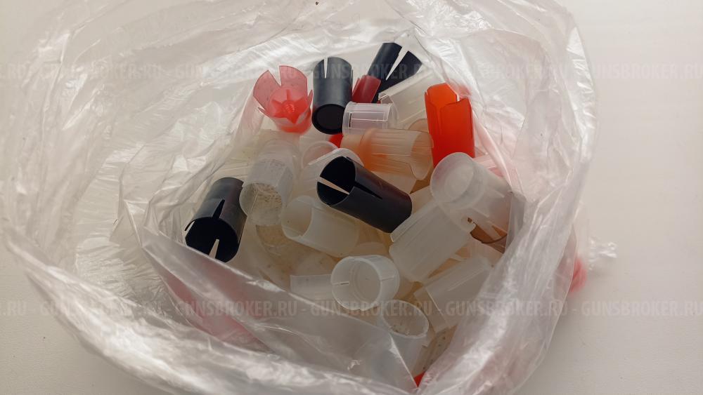 Пыжи, пыж-контейнеры, прокладки 12 калибр