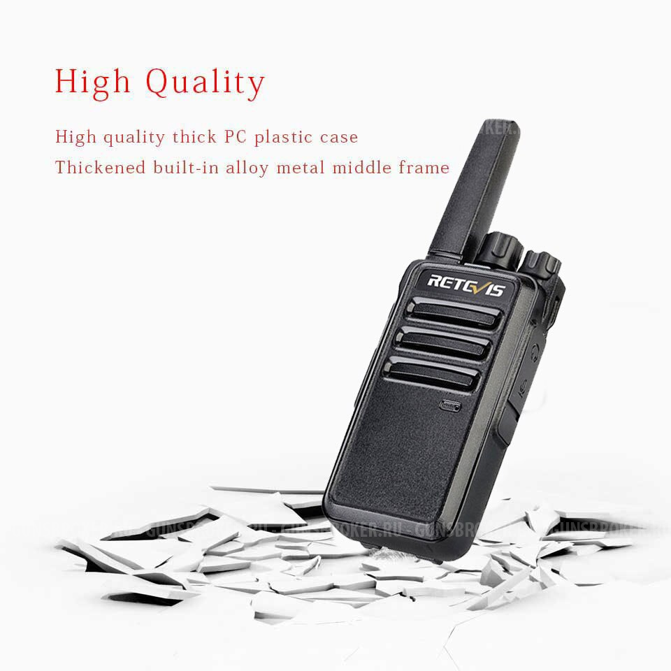 Рация Retevis RT668 3Вт комплект 2шт