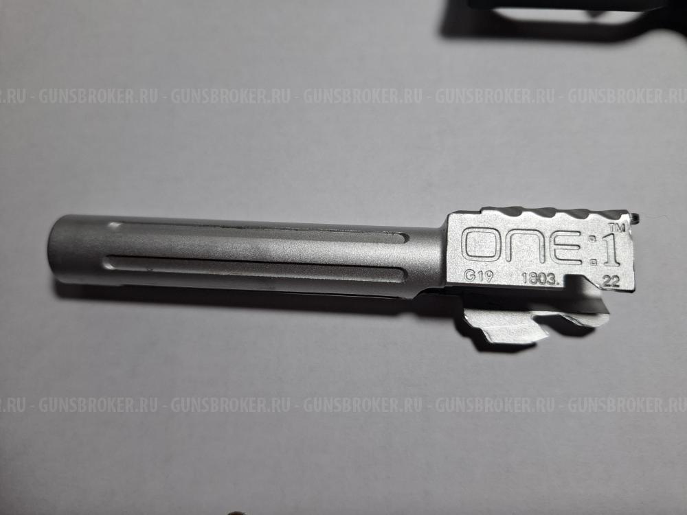 Страйкбольный WE Glock17 gen4 + рама в сборе без затвора и 2 внешних стволика