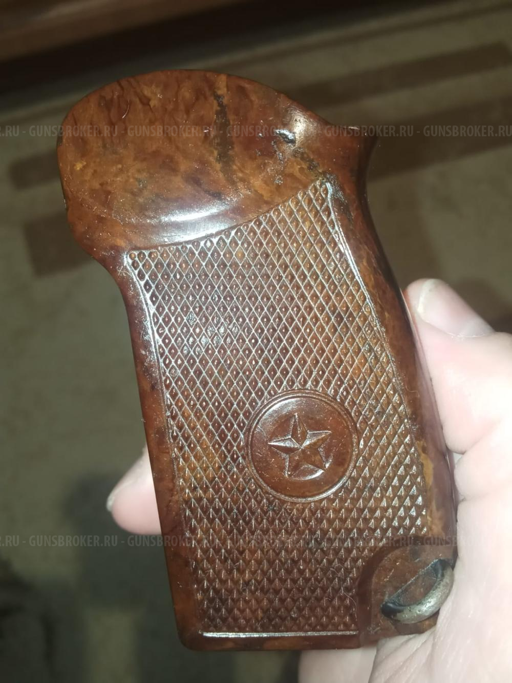 Рукоять рукоятка ПМ бакелит ранняя 1953 - 1955
