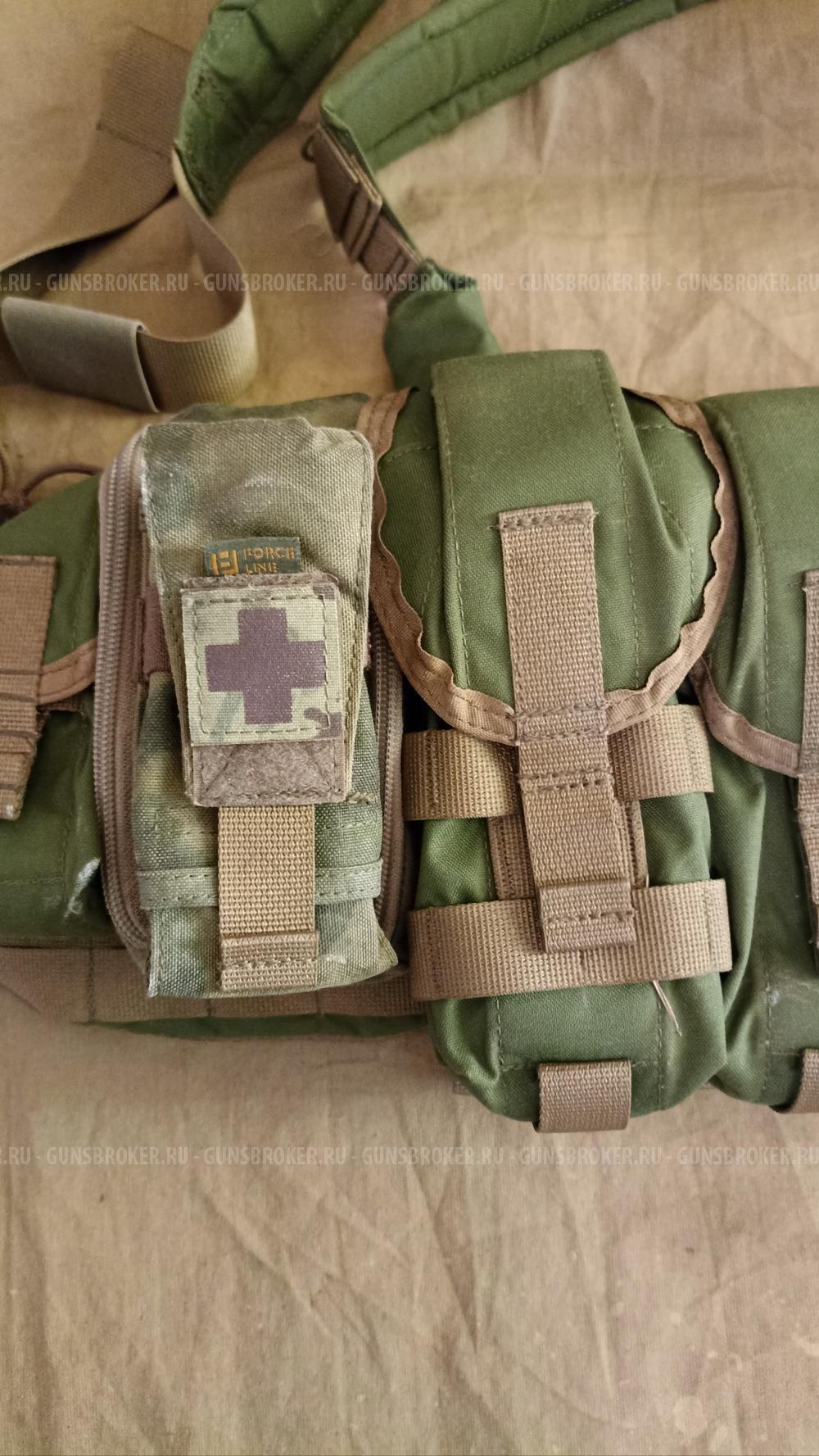 Разгрузка нагрудник (chestrig) Force Line М1 с подсумками