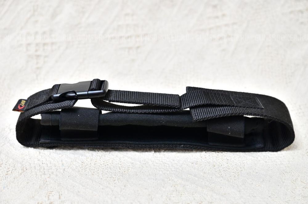 Реактивный дульный тормоз BRT на Тигр 7.62х54 с длинным пламегасителем.