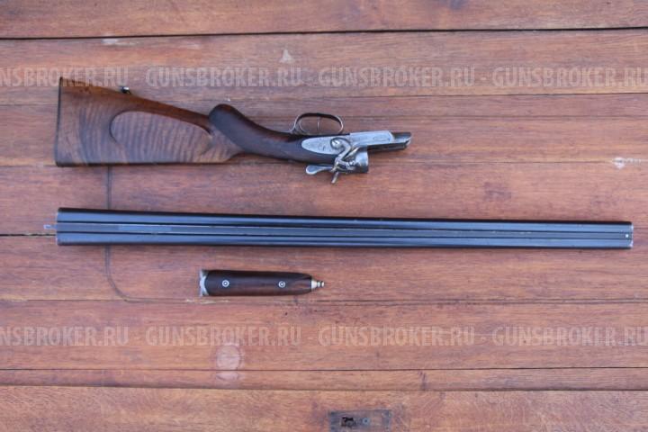 Редкое бельгийское, коллекционное, старинное, гладкоствольное ружьё 16 калибра