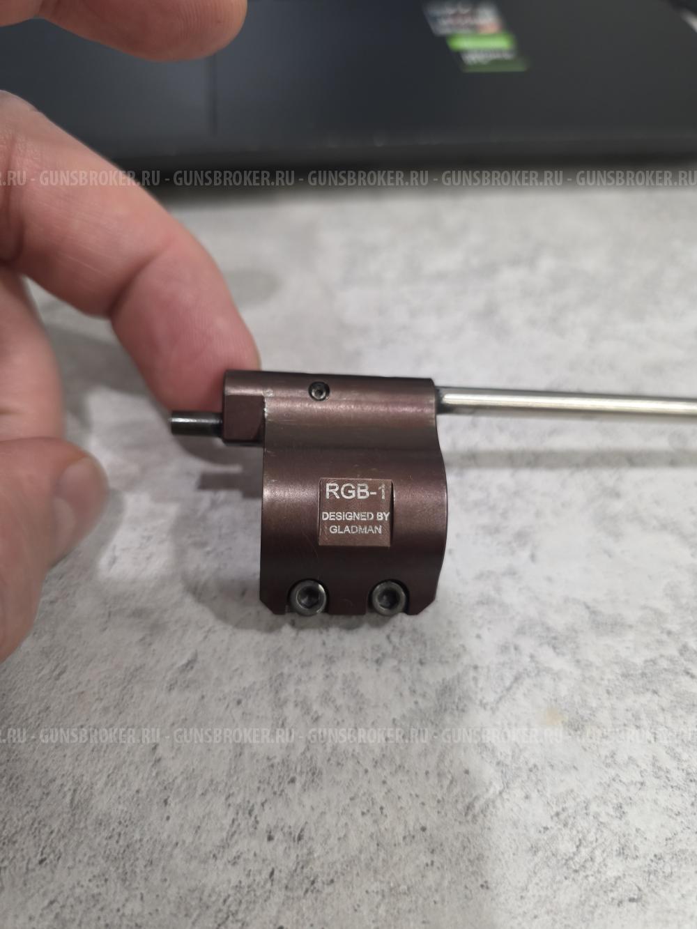 Регулируемый газблок "RGB-1" размер 0.75", GLADMAN для AR-15+трубка ArmaLite