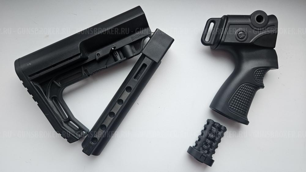 Регулируемый приклад с пистолеткой на MP155 / 135 от DLG Tactical