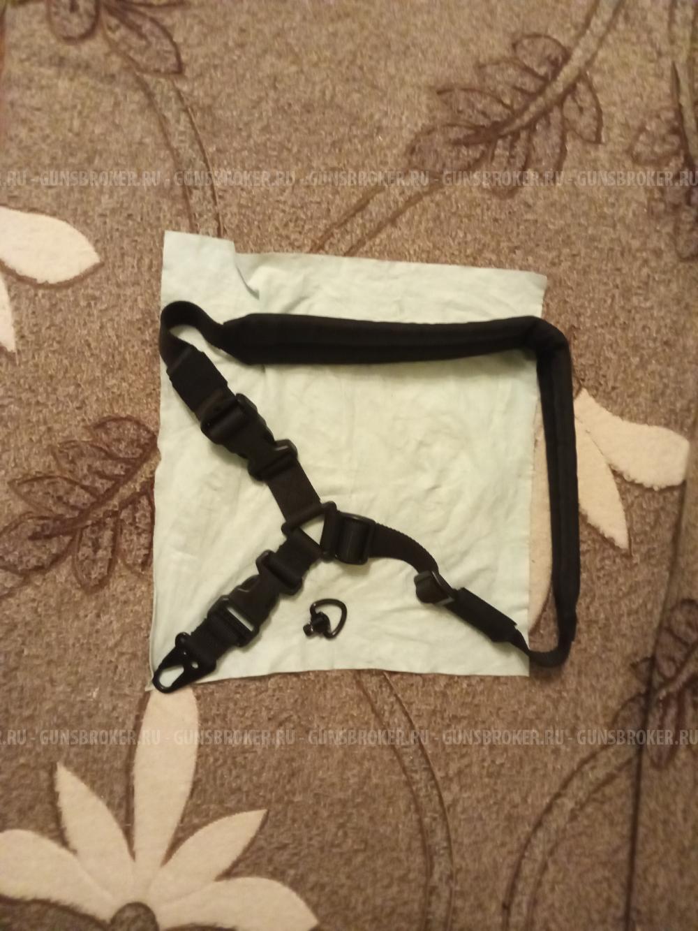 Ремень тактический одноточечный Wartech + быстросъёмная антабка  