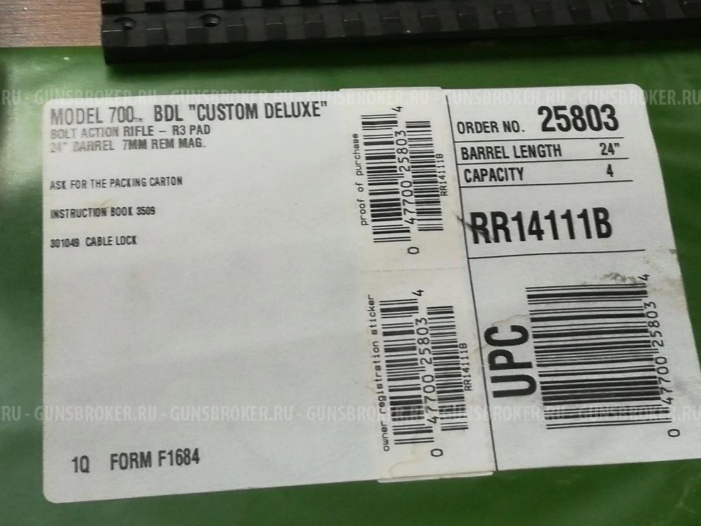 Remington 700 BDL Custom Delux