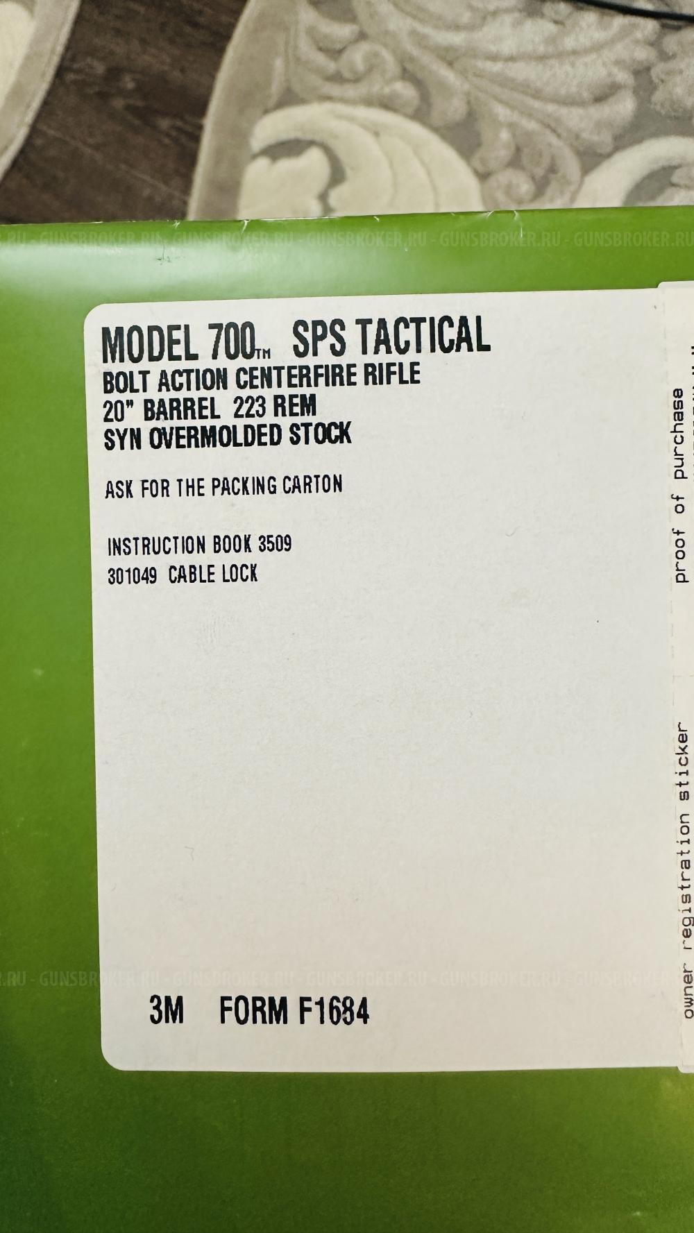 Remington 700 SPS .223rem