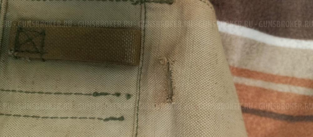 Брезентовые армейские подсумки на 4 магазина АК, производство СССР.