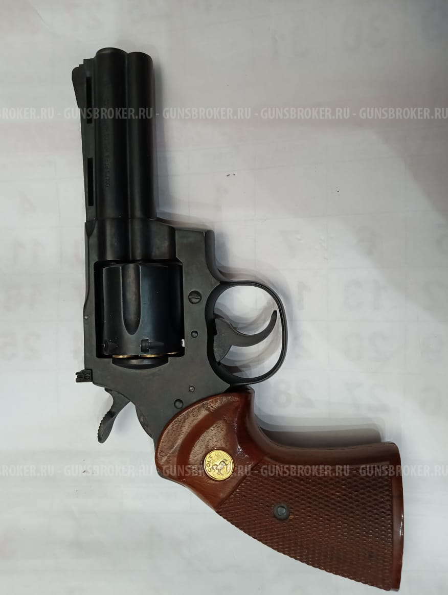 Реплика револьвера Colt Рython.357 Magnum с длиной ствола 4 дюйма, коллекционная шумовая модель револьвера.