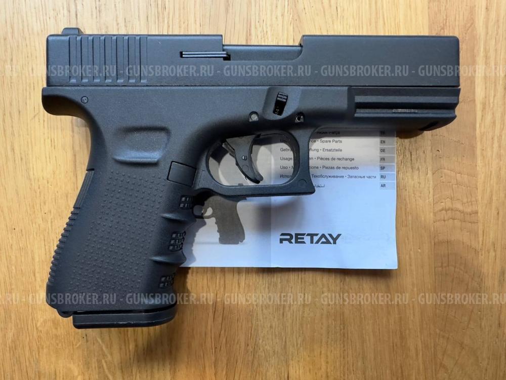 Сигнальный пистолет Retay 19C, калибр 9мм, НОВЫЙ, G19C, Glock