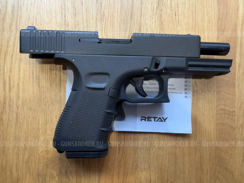 Сигнальный пистолет Retay 19C, калибр 9мм, НОВЫЙ, G19C, Glock