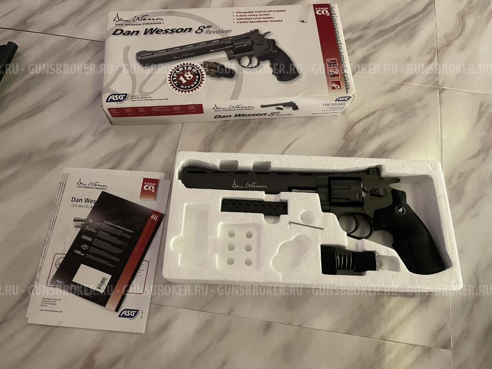 Револьвер Dan Wesson 8 черный матовый