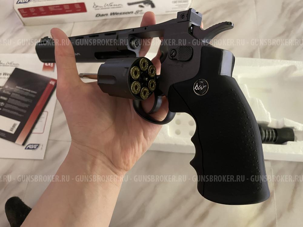 Револьвер Dan Wesson 8 черный матовый