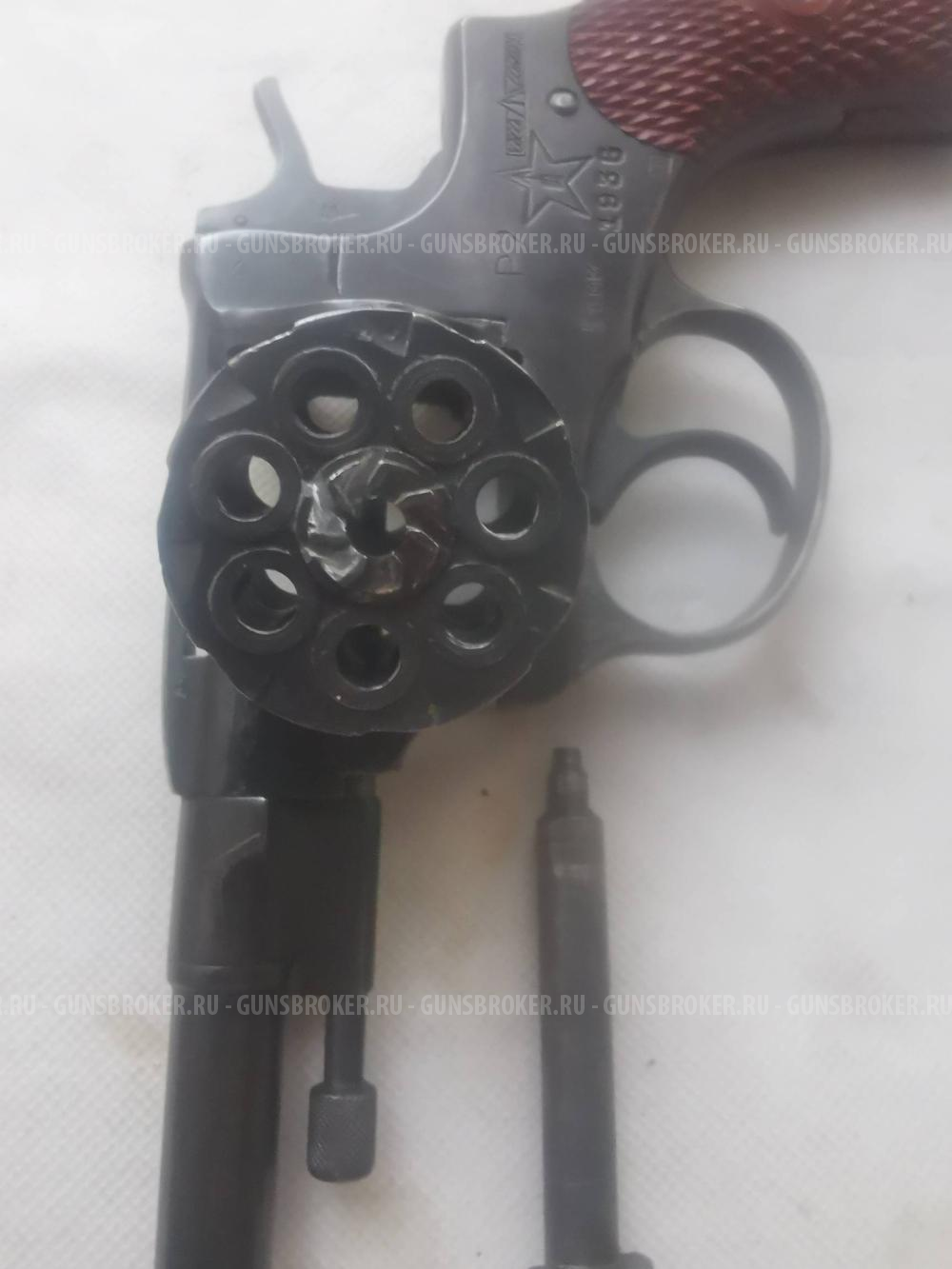 Револьвер Сигнальный Наган Р-2, под жевело с кобурой