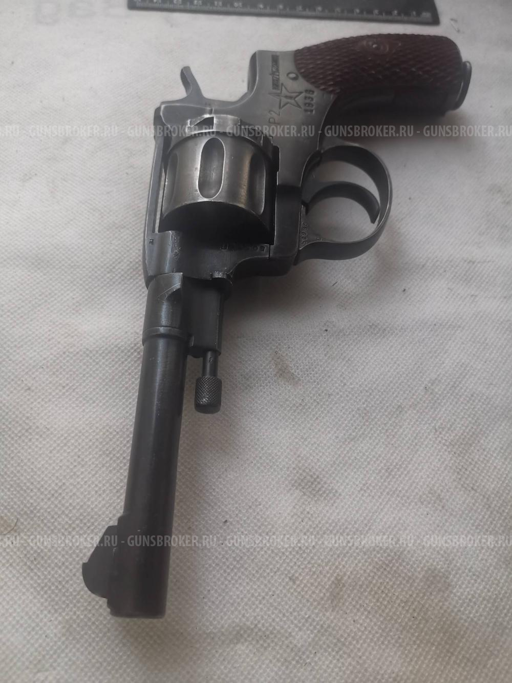 Револьвер Сигнальный Наган Р-2, под жевело с кобурой