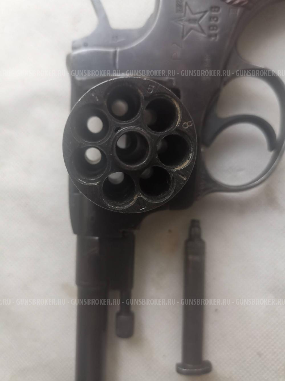 Револьвер Сигнальный Наган Р-2, под жевело с кобурой
