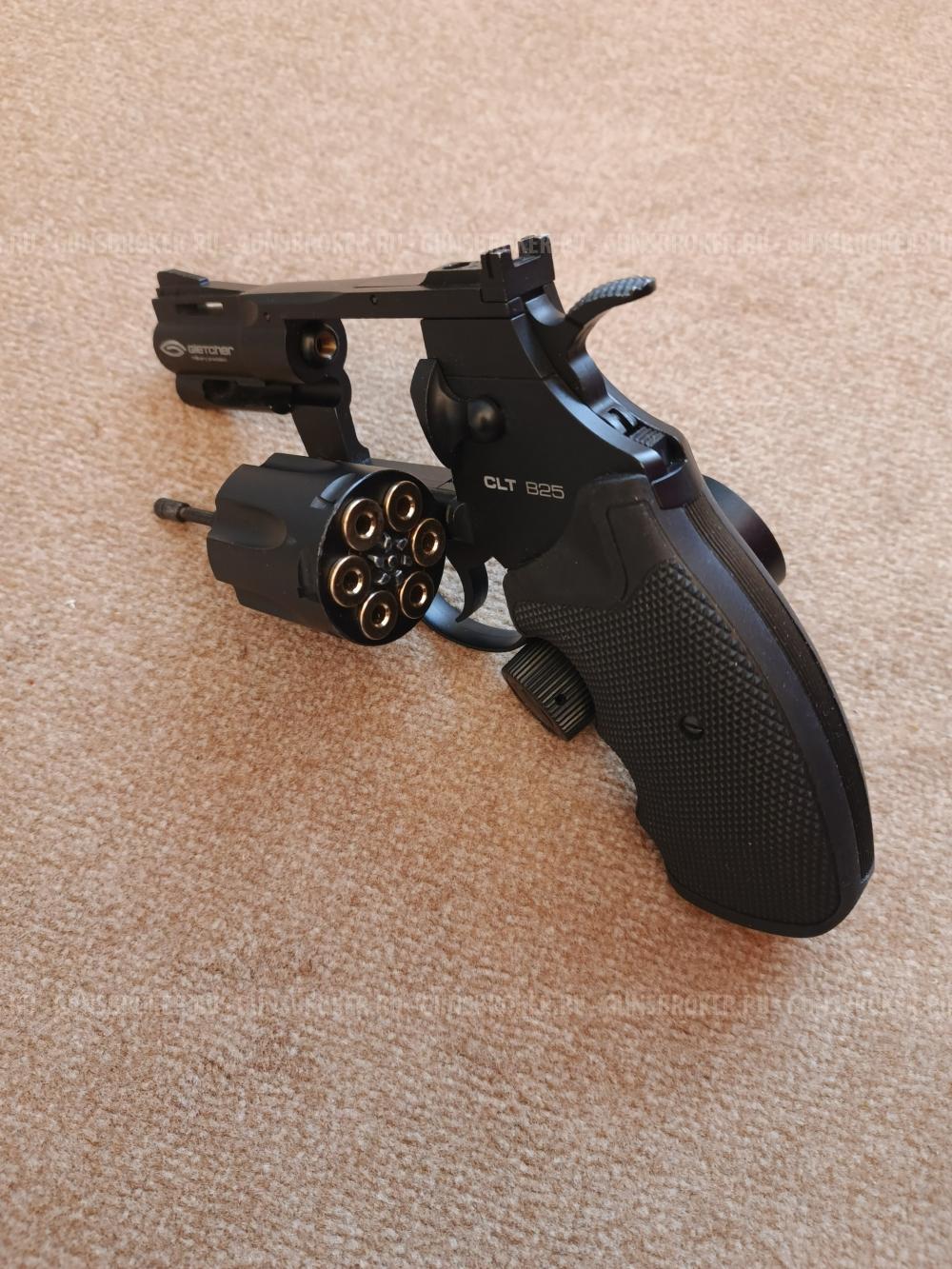 Револьвер пневматический Gletcher clt b 25  кал. 4,5 мм, новый.ый