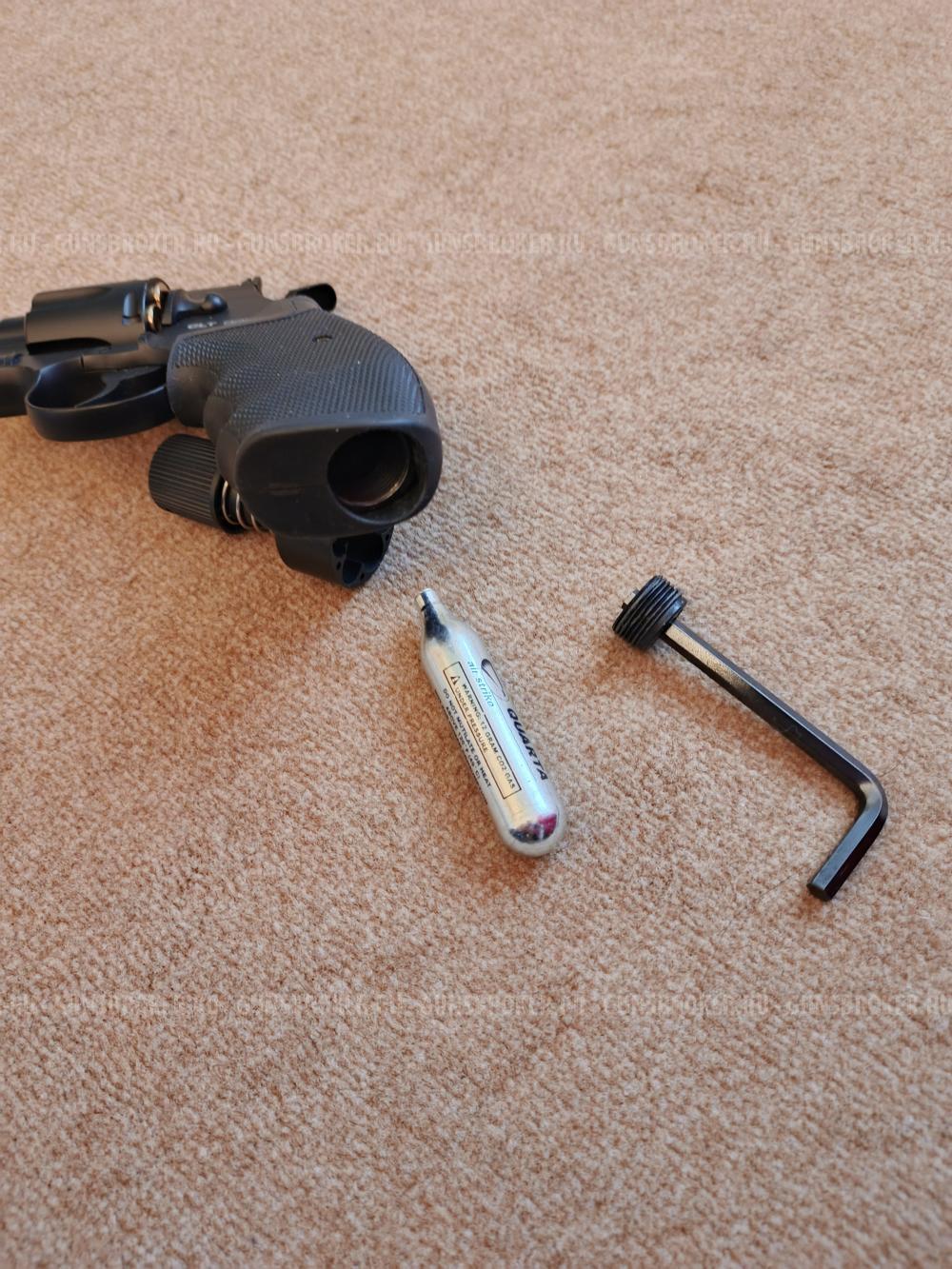 Револьвер пневматический Gletcher clt b 25  кал. 4,5 мм, новый.ый