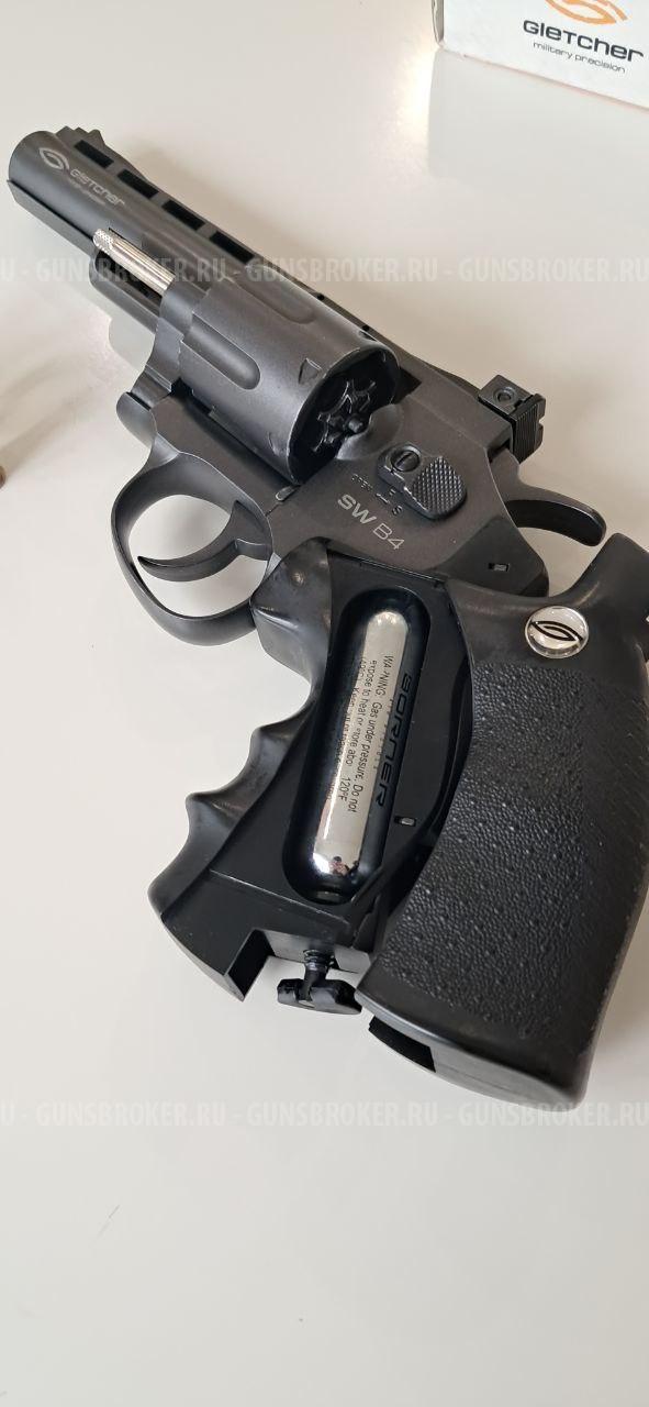 Револьвер пневматический Gletcher sw b4 cal. 4,5 mm / .177