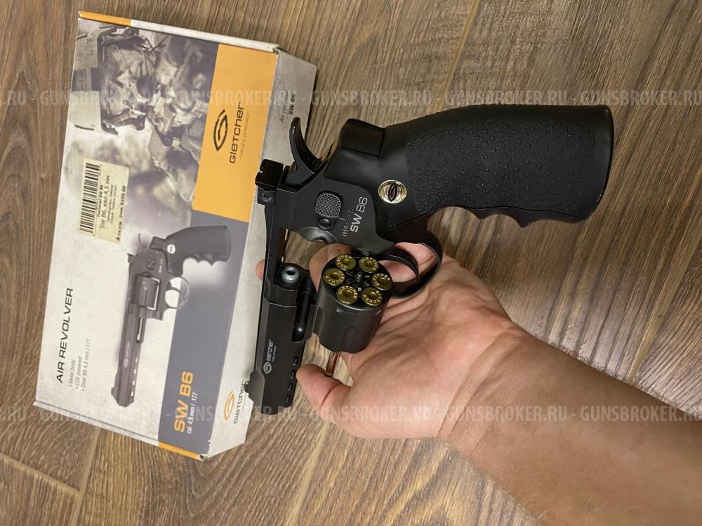 Револьвер пневматический Gletcher SW B6