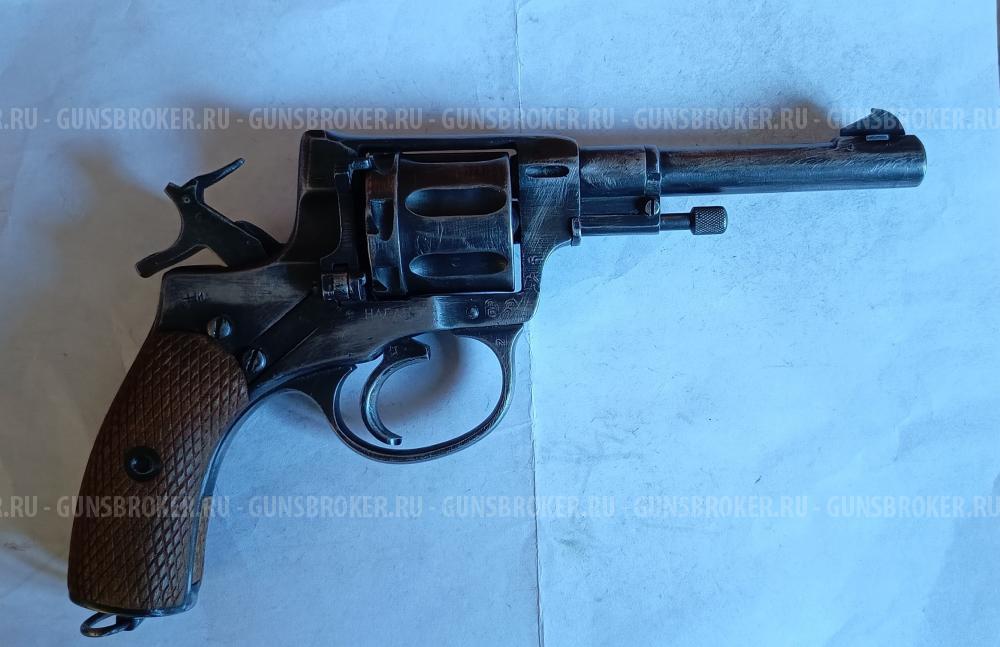Револьвер сигнальный "Наган с" (Блеф)под капсуль -воспламенитель "Жевело"
