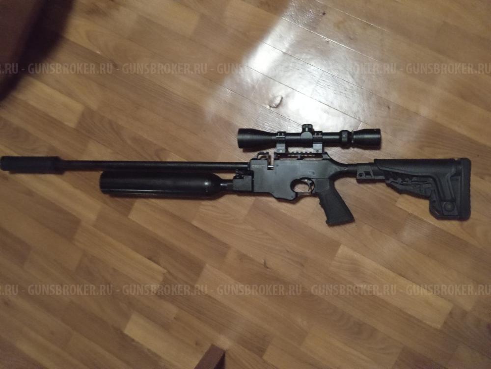 Reximex Force 2с опт. прицелом доп. глушителем, чехол, компрессор 300атм/220в. 